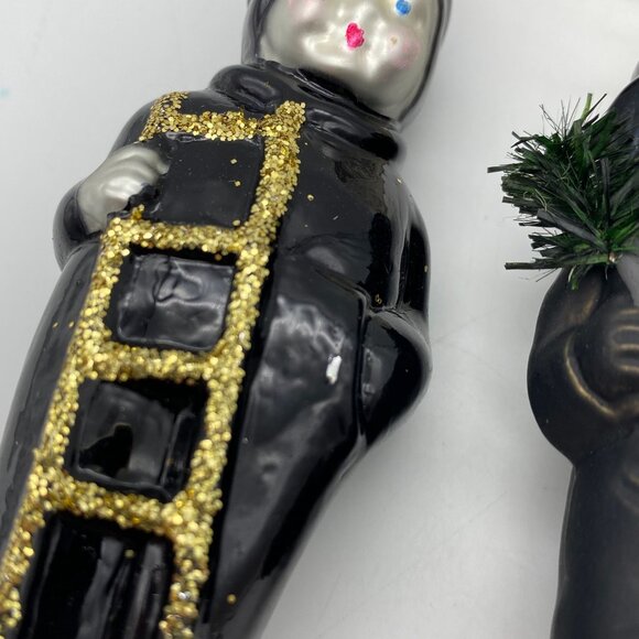 Chimney Sweep Glass Christmas ornaments Poland Midwest Cannon Falls Germany - Picture 2 of 15